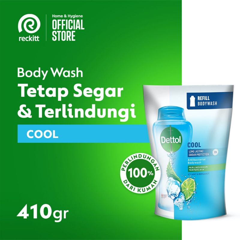 DETTOL sabun cair / body wash 410ml - sabun Cair Dettol