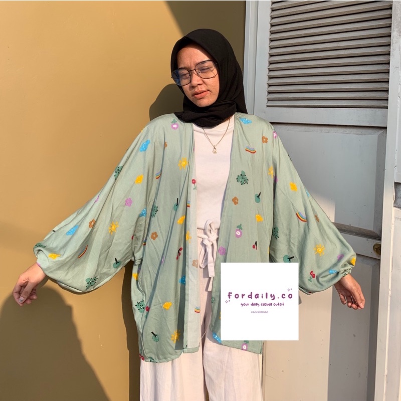 KIYOWO OUTER BALON  | ARABELLA OUTER-Haira matcha