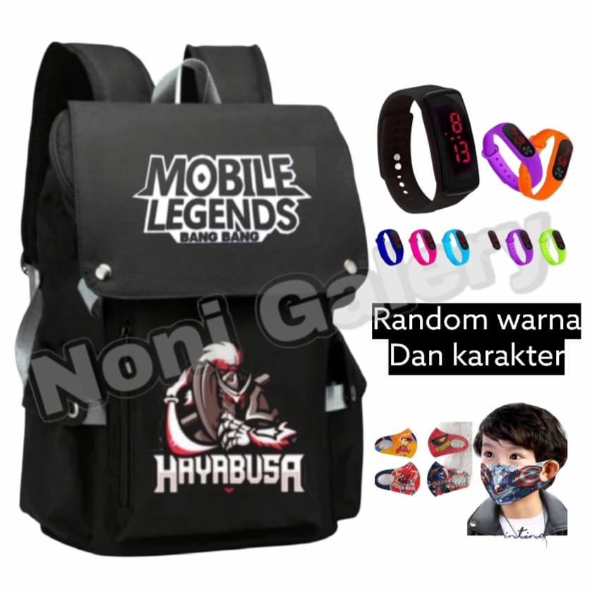 TAS ANAK 3 IN 1 - TAS ANAK KEKINIAN - TAS SEKOLAH ANAK SD - TAS ANAK LAKI- LAKI