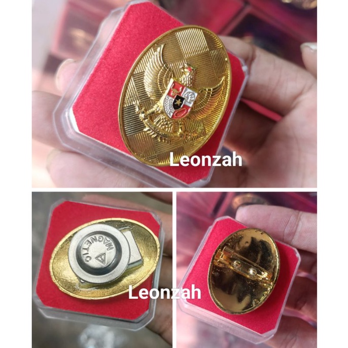 pin Garuda oval motif / pin Garuda maknet / pin Garuda peniti