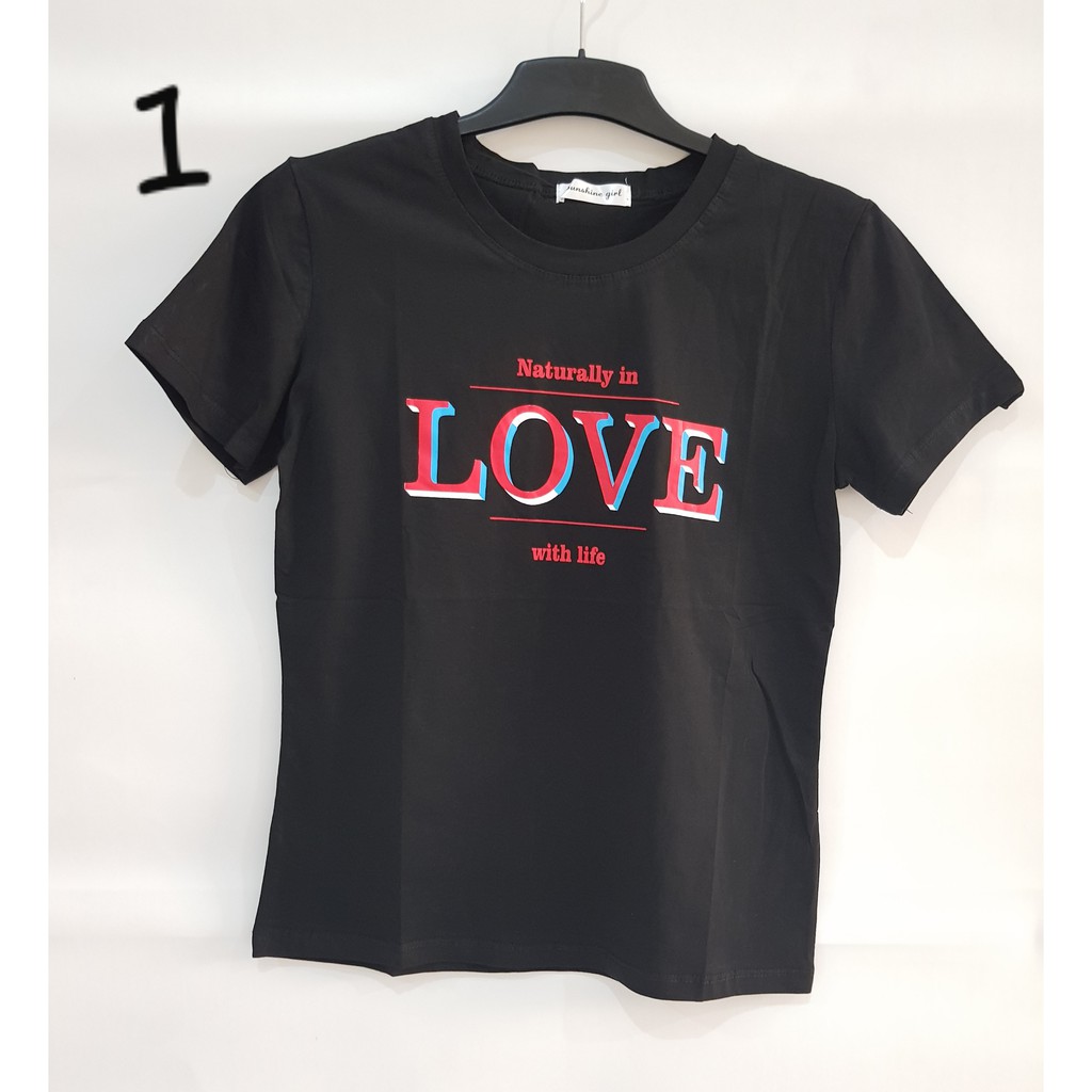 KAOS TUMBLR WANITA KOREA LONGGAR LENGAN PENDEK