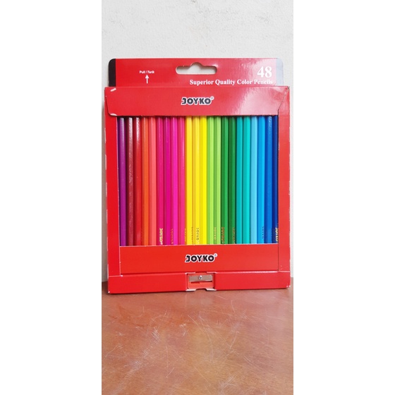 

WARNAPENSIL- PENSIL WARNA JOYKO 48 WARNA -PENSIL WARNA