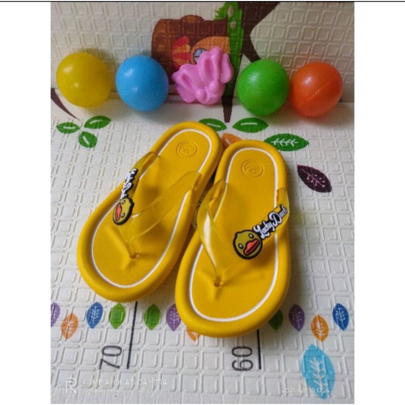 SANDAL ANAK PEREMPUAN / SANDAL KARET / SANDAL JEPIT / SANDAL DULUX MOTIF BEBEK