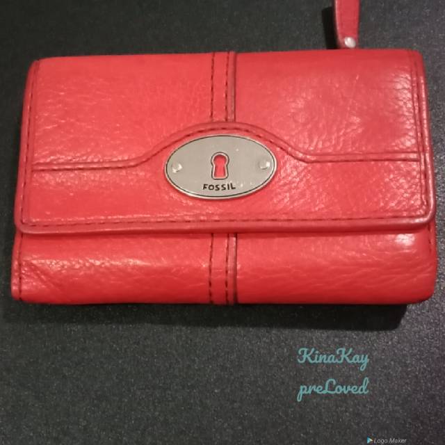 ❌SOLD❌ Fossil Marlow short wallet red