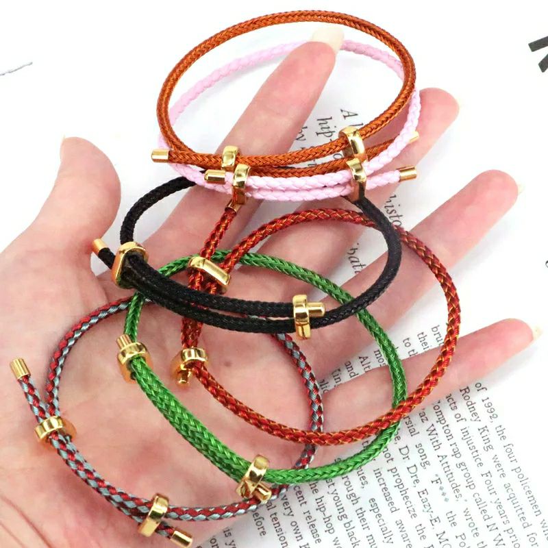 Gelang Tangan Wanita Gelang Tali Wanita Gelang Tali Anak Gelang Tali Kawat Anti Air Waterproof Bahan Gelang Emas Pandora