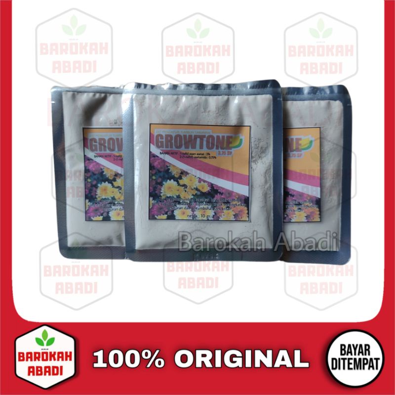 10gr - Zat Penumbuh akar GROWTONE, untuk stek aglonema, anggur, dll