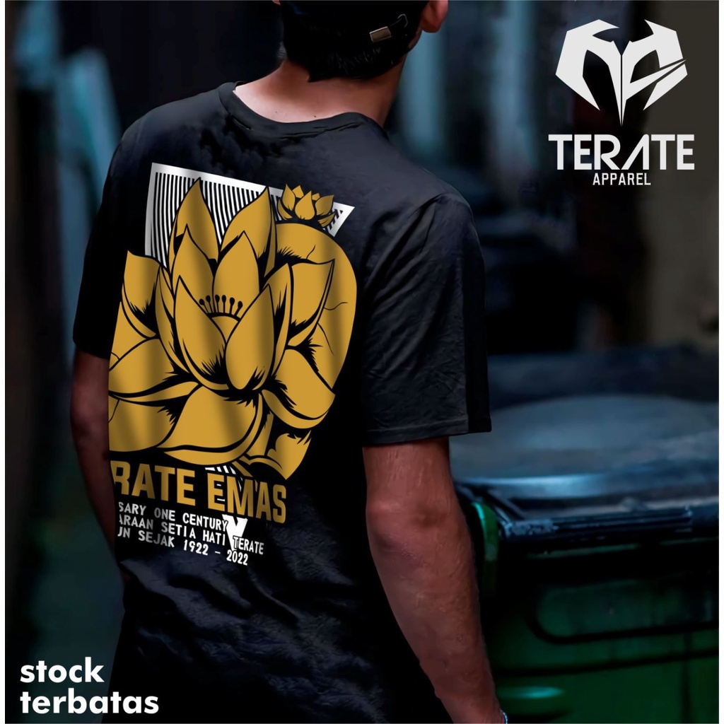 BAYAR DITEMPAT KAOS PSHT KAOS TERATE EMAS 1 ABAD