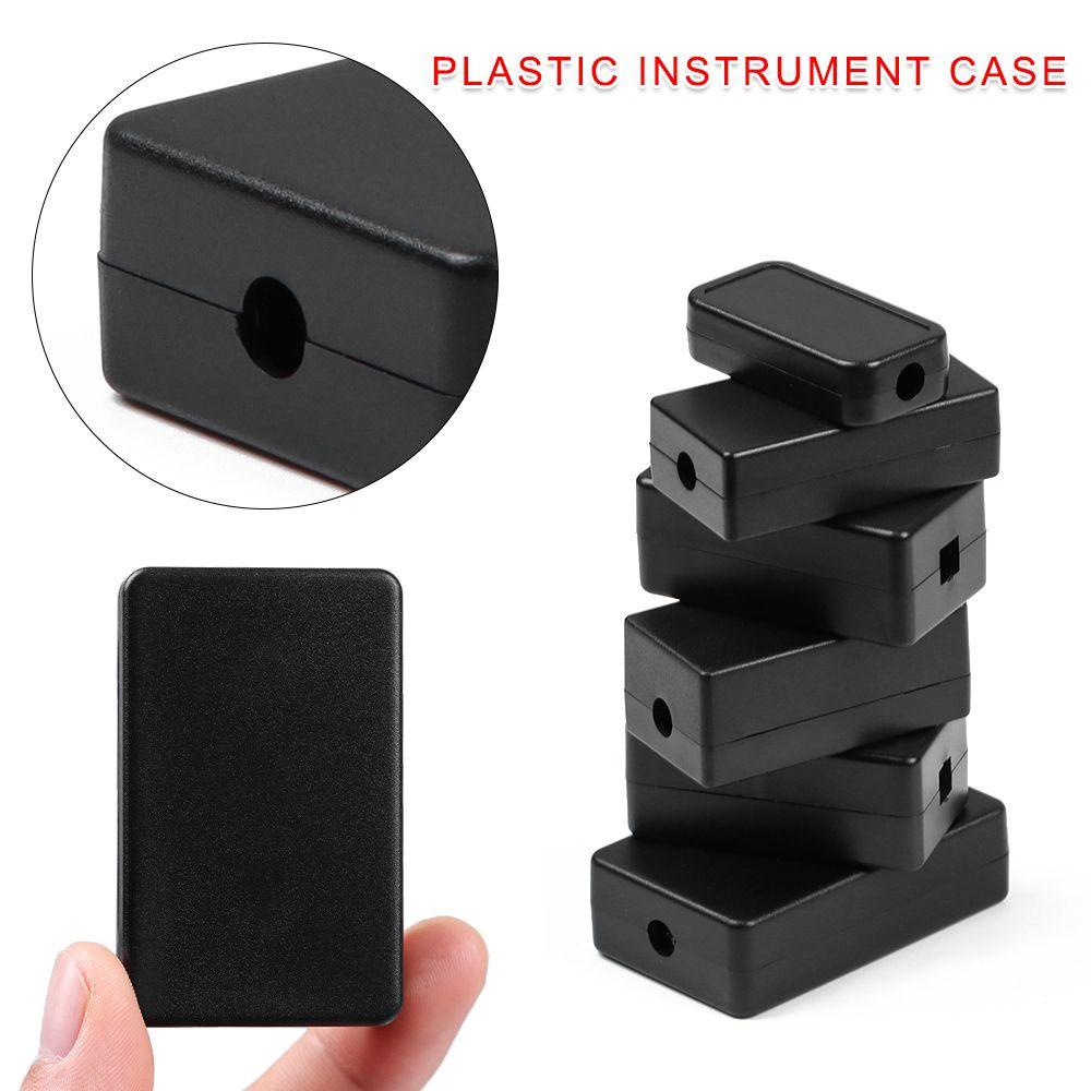 Chookyy Kotak Proyek Elektronik Hitam ABS Plastik DIY Instrumen Case