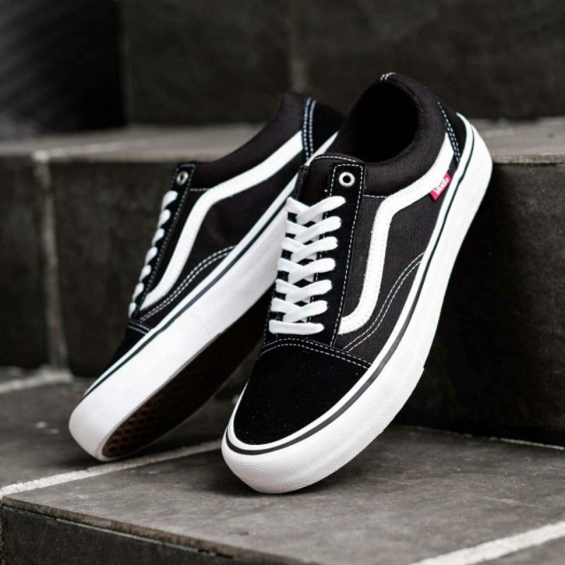 Vans Oldskool Pro Black White Laces