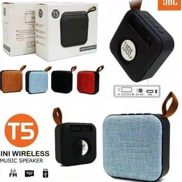 SPEAKER BLUETOOTH T5  / SPEAKER BLUETOOTH WIRELEES MINI T5 "ER.28Jl22ᴰ"