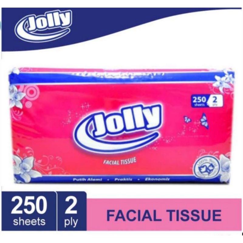 Tisu Jolly 250 Sheet 2 ply