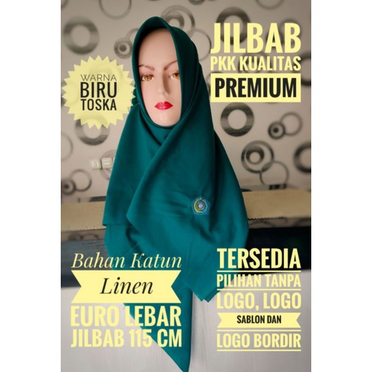 Kerudung pkk katun terlaris  jilbab pkk premium