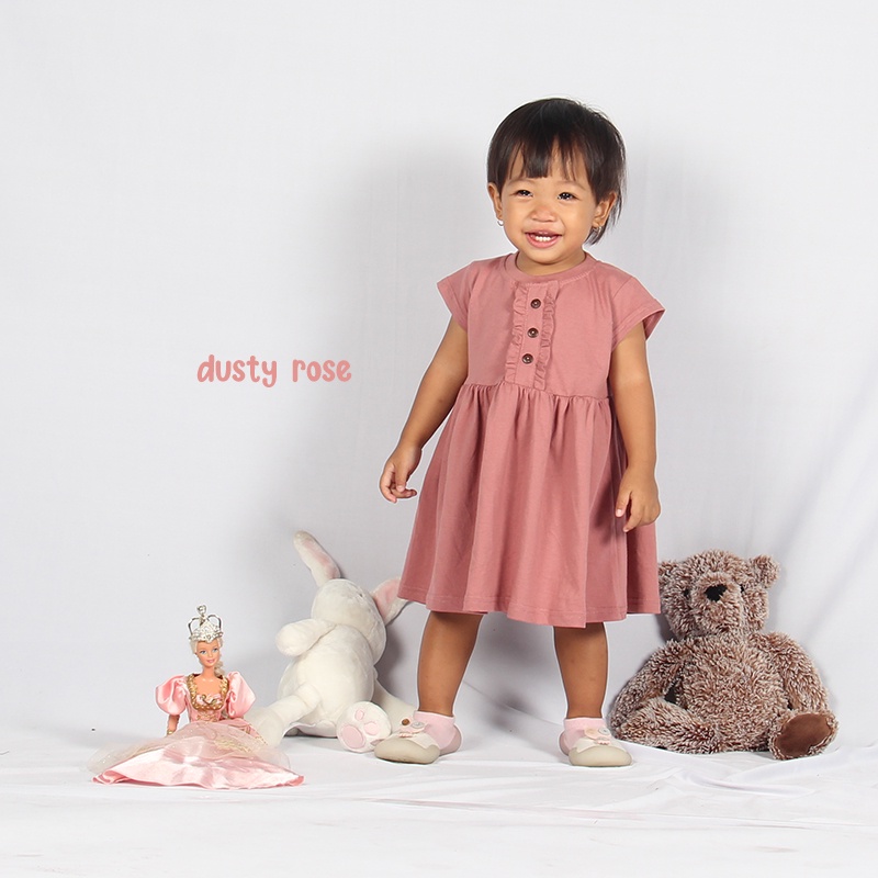 Exclusive Dress Agista Pakaian Bayi & Anak Perempuan 0-4Tahun Katun