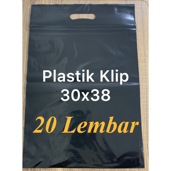 Jual Plastik Klip X Hitam Lembar Plastik Ziplock Plastik