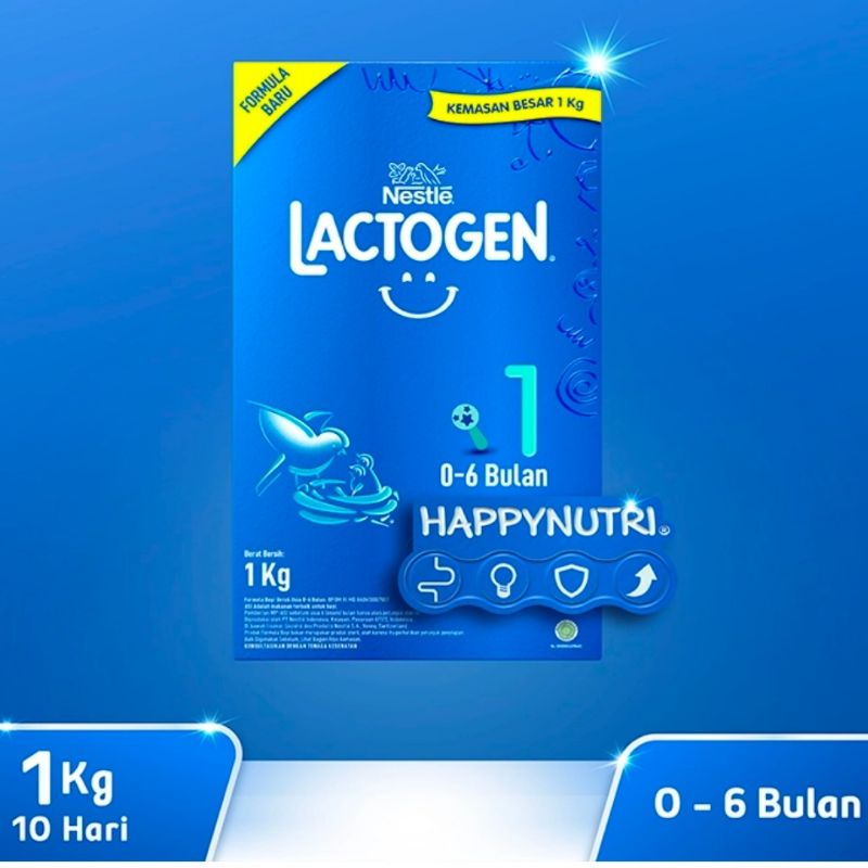 LACTOGEN 1 1KG USIA 0-6 BULAN