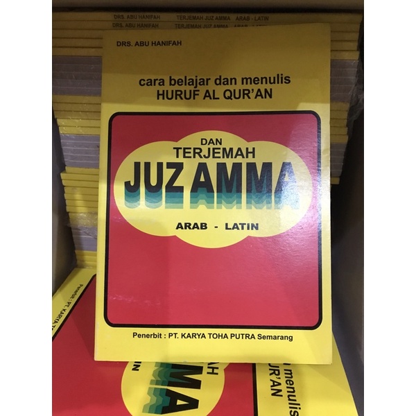 Cara Belajar dan Menulis Huruf Al-Qur'an Dan Terjemah Juz Amma Arab-Latin
