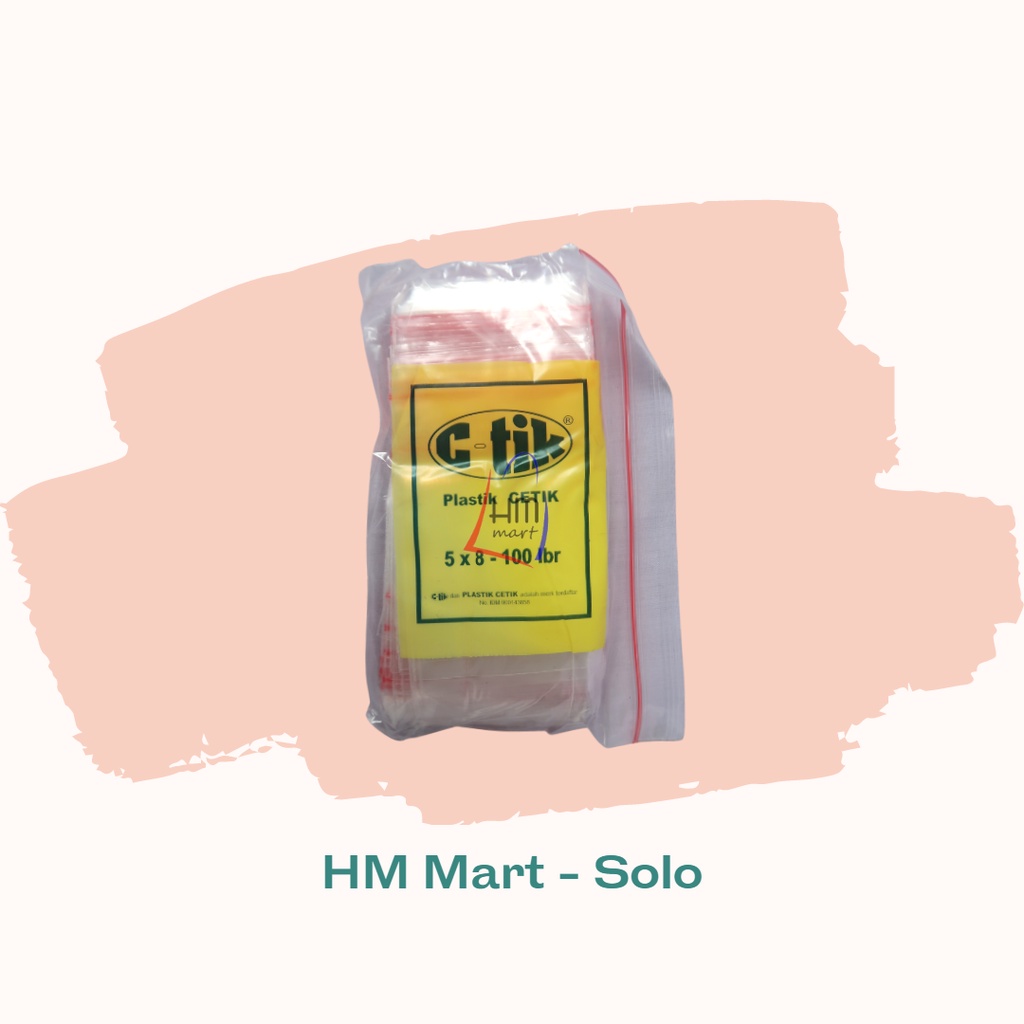 Plastik Klip Tebal Cetik / Ctik 5x8