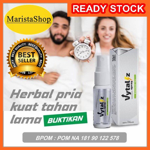 Vytaliz Spray Asli Original | Herbal Kuat Tahan Lama | Legalitas BPOM