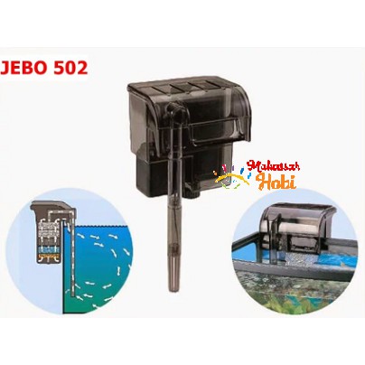 Filter Gantung Aquarium Aquascape JEBO 502 Hanging Hang On JEBO502