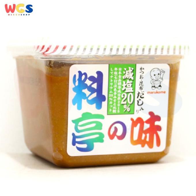 

SALE MARUKOME RYOTEI NO AJI WITH BONITO KELP SOUP STOCK REDUCED SALT 750G BUMBU & BAHAN MASAKAN