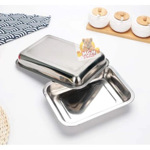 36x27 Baking tray Stainless nampan makanan tempat saji makanan