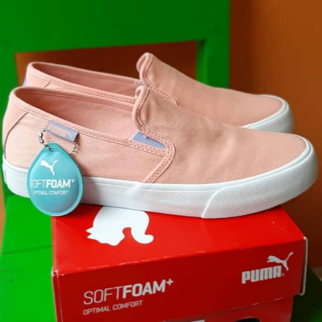 Puma Bari SlipOn Original Sport Station SS Sepatu Wanita Cewe Santai