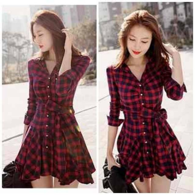 Ready! LQ DRESS LAWREN  / Dress wanita square terbaru syantik