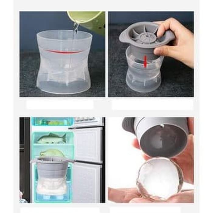 2.5&quot; Ball Sphere Ice Mold - Cetakan Es Bentuk Bola