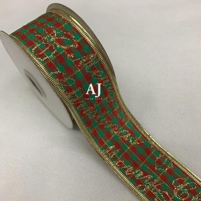 

Premium Product!!! Pita Kado Natal Motif Merry Christmas Ribbon 1,5 Inch / 4 Cm - Paling Diminati