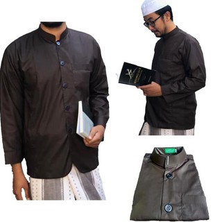 MUSLIM BAJU  KOKO  HAIBAH BAJU  KOKO  MUSLIM PRIA LENGAN 