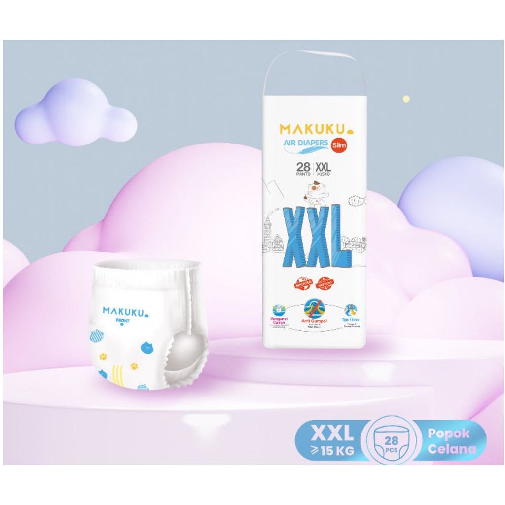 Pampers Premium Care/Soft Pants Celana XXL28 XL 28 XXL-28 / MAKUKU XXL28 XL 28 XXL-28 pampers pant m