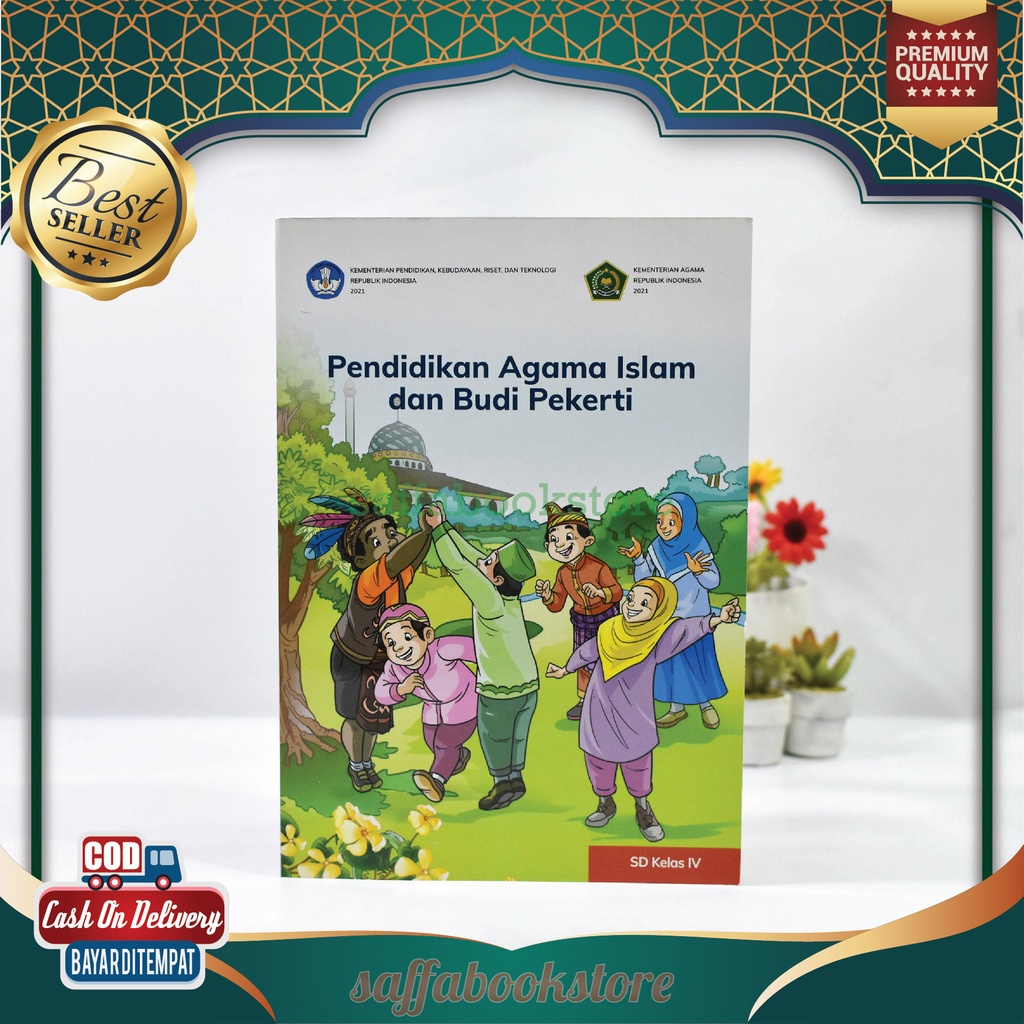 Kurikulum Merdeka/Penggerak Buku Pelajaran Siswa SD Kelas 4 IV Mapel Pendidikan Agama Islam dan Budi