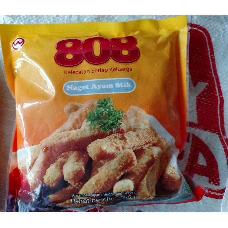 

naget ayam stik 808, nugget ayam enak