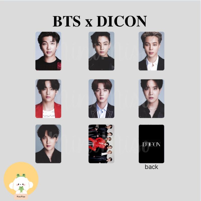 Photocard/ PC BTS X DICON 2 sisi