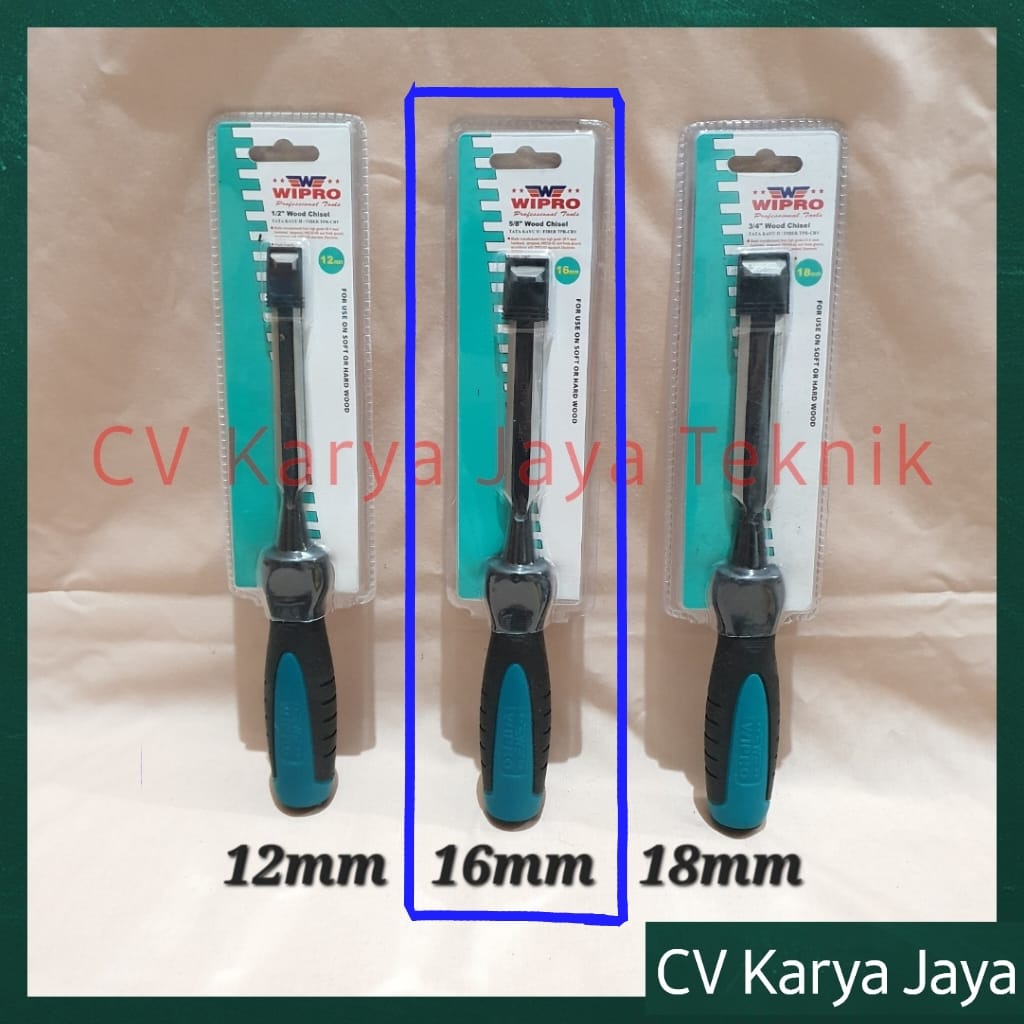 Pahat Kayu 5/8” CR-V Wipro / Tatah Kayu 16 mm / Wood Chisel