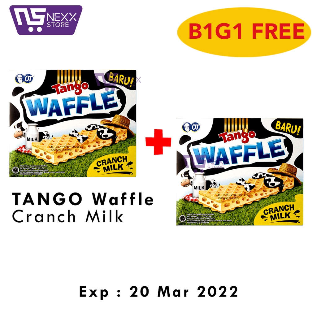 TANGO Waffle ( Crunch Milk ) - 7 gr x 20 pcs - B1G1