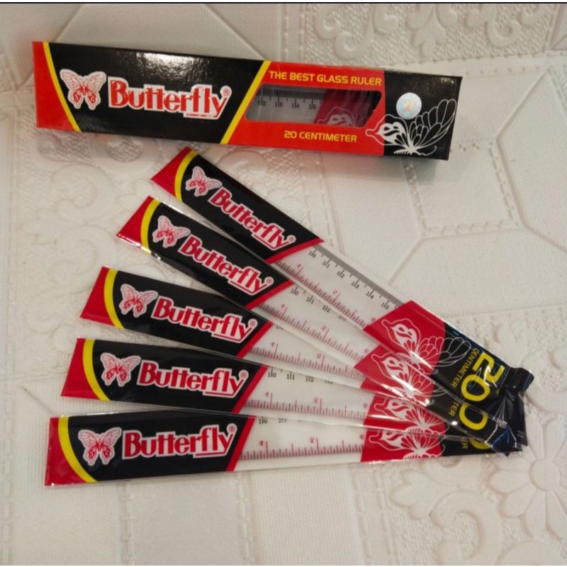 

PENGGARIS BUTTERFLY 20cm. 1PAK ISI 12PCS