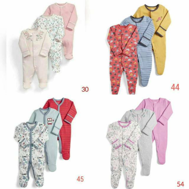 Mamas Papas Sleepsuit/ Sleepsuit 3in1 mamas and papas/ baju tidur bayi