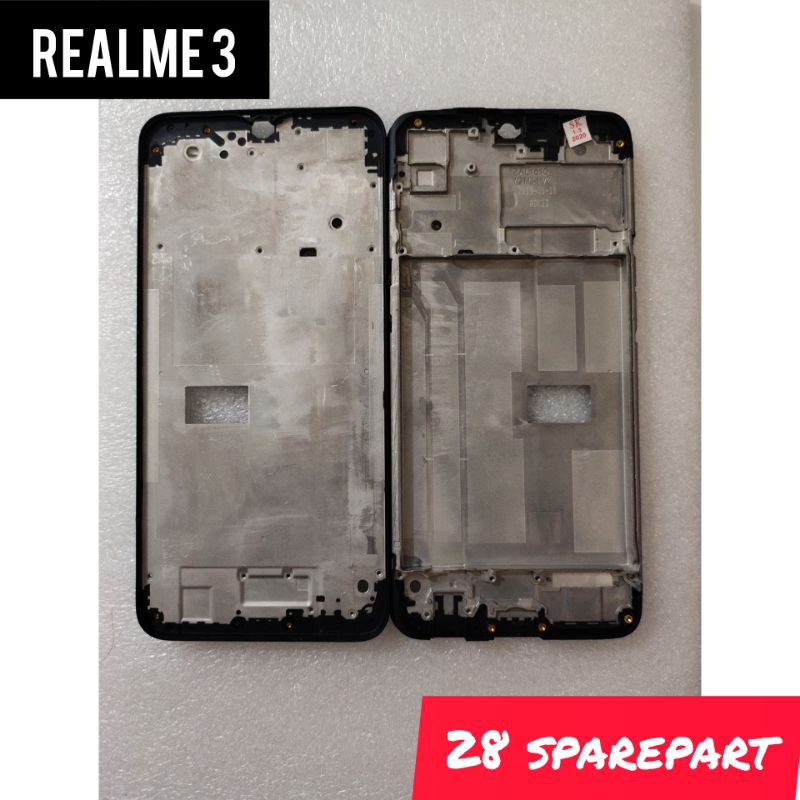 FRAME LCD / TULANG TENGAH / DUDUKAN LCD / MIDDLE FRAME REALME 3 ORIGINAL