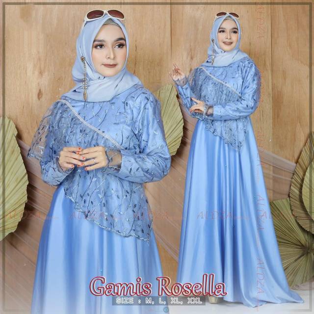 Gamis Rosella gamis tille mix velvet roberto cavali