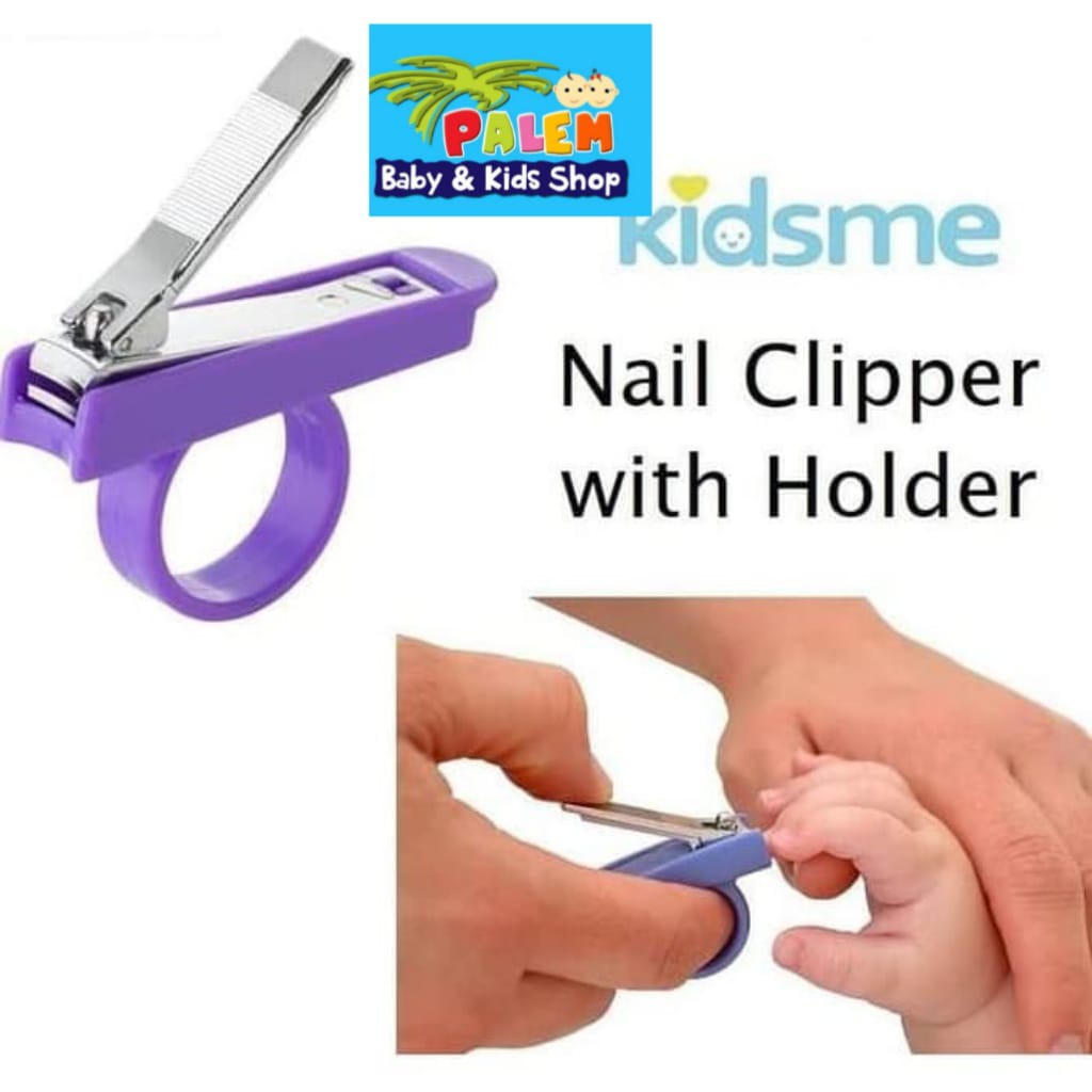 Kidsme Baby Nail Clipper with Holder Gunting Kuku Bayi 100626