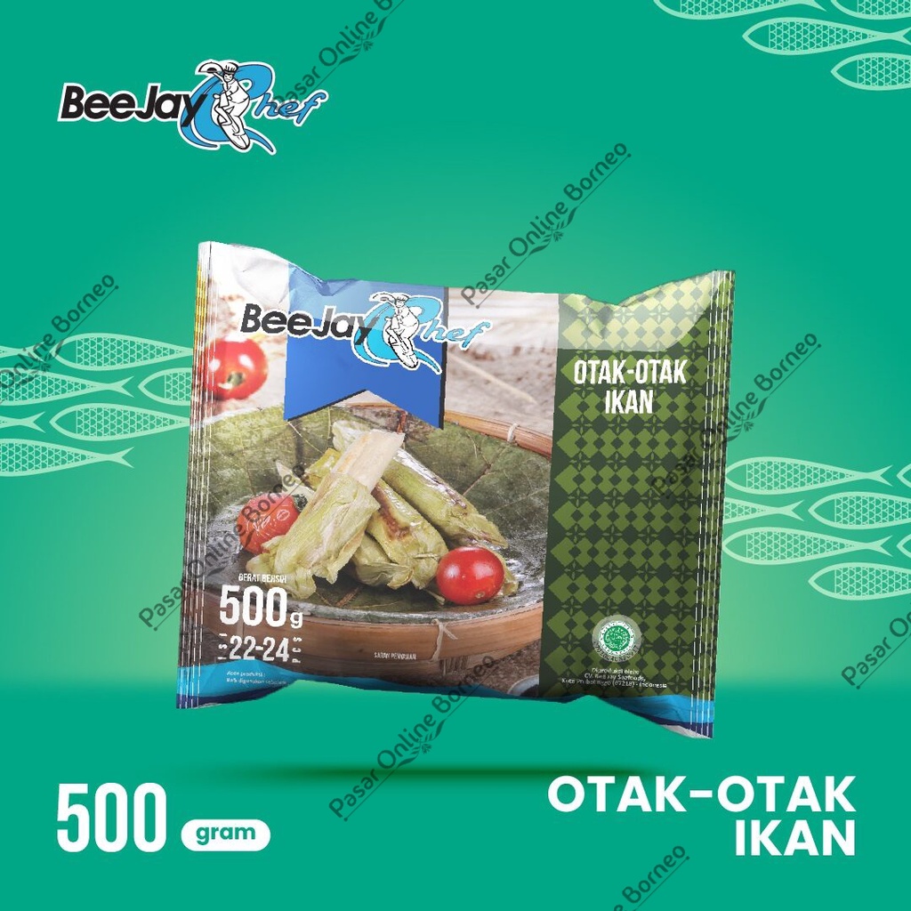 BeeJay Chef Otak Otak Ikan 500 Gram Frozen Food