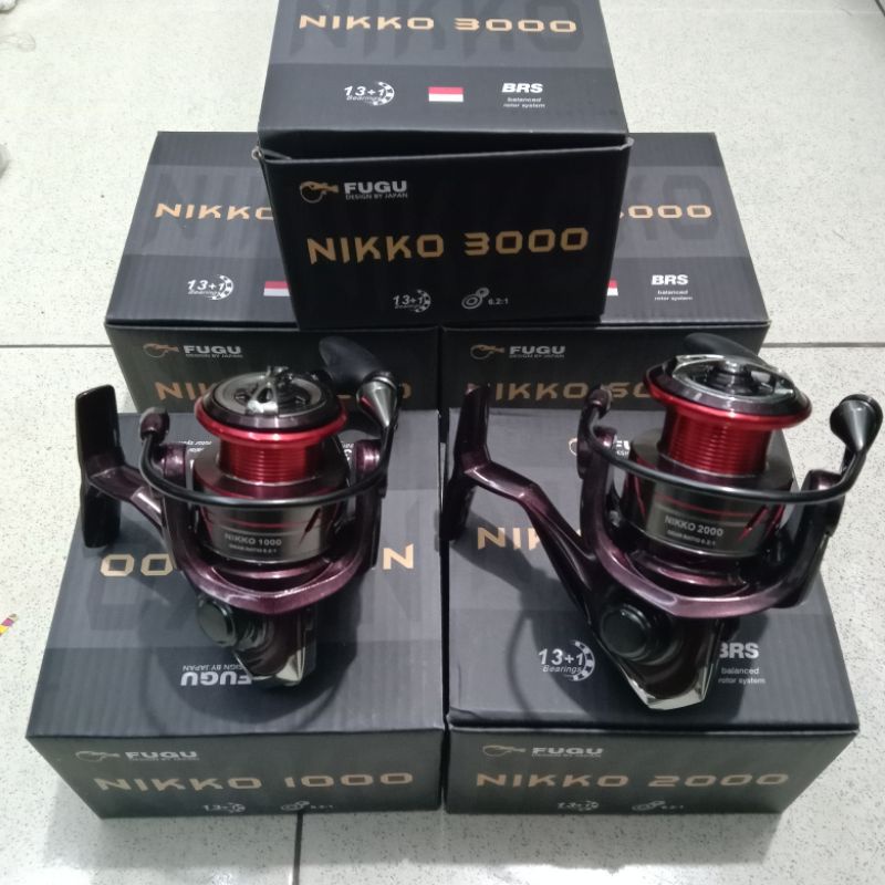 Reel Pancing Fugu Nikko 1000 2000 3000 4000 6000 Power Handle