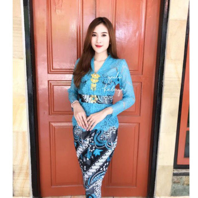 Set Kebaya Bali Kartini Modern | Kebaya Putih Murah