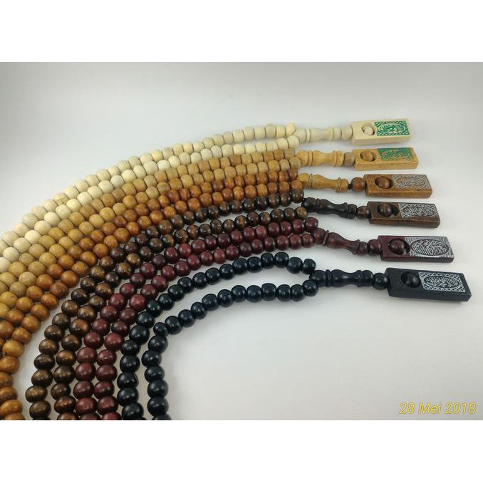 TASBIH KAYU 99 SOUVENIR HAJI UMROH