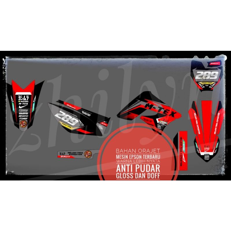 DECAL KLX CRF DTRACKER KTM STICKER KLX