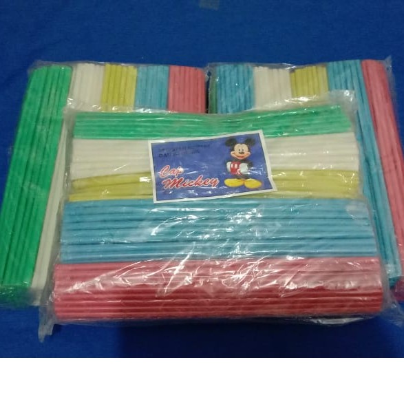 PALING DICARI!!! sedotan warna warni merk MICKEY