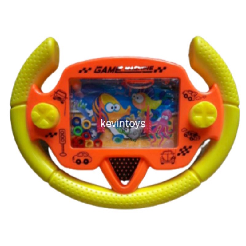 953 - 002 MAINAN ANAK WATER GAME MODEL STIR MOBIL / MAINAN JADUL GAME AIR MODEL STIR / mainan game watch air pencet