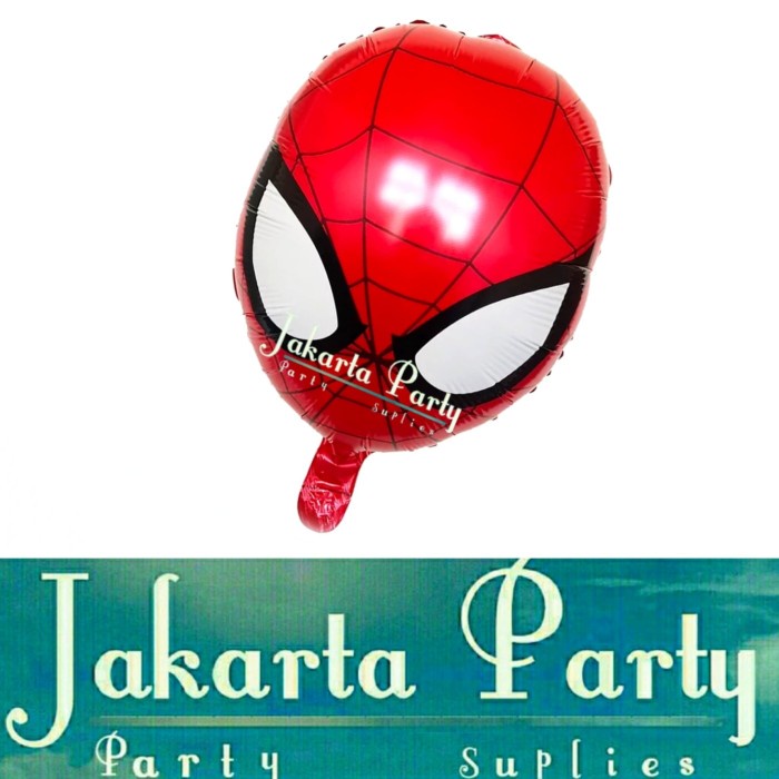 Balon Kepala Spiderman / Balon Spiderman / Balon Foil Spiderman