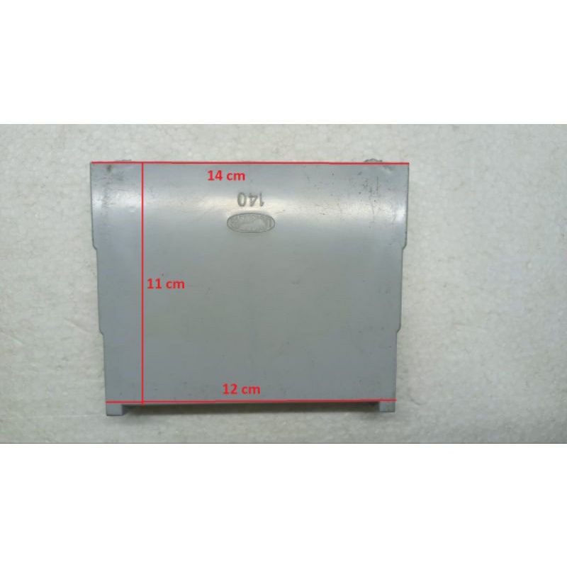 LANGGENG SG-140 Tutup talang air PVC kotak SG 140 4&quot; 4 inch dop cover talang air hujan untuk rumah